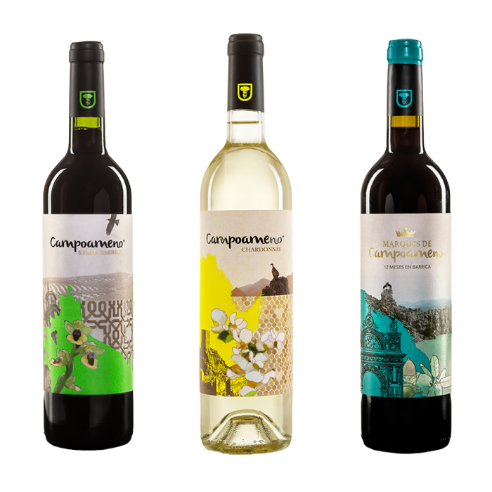 Pack Vino Tinto y Blanco Bodegas Campoameno Pack Vino Tinto y Blanco Bodegas Campoameno