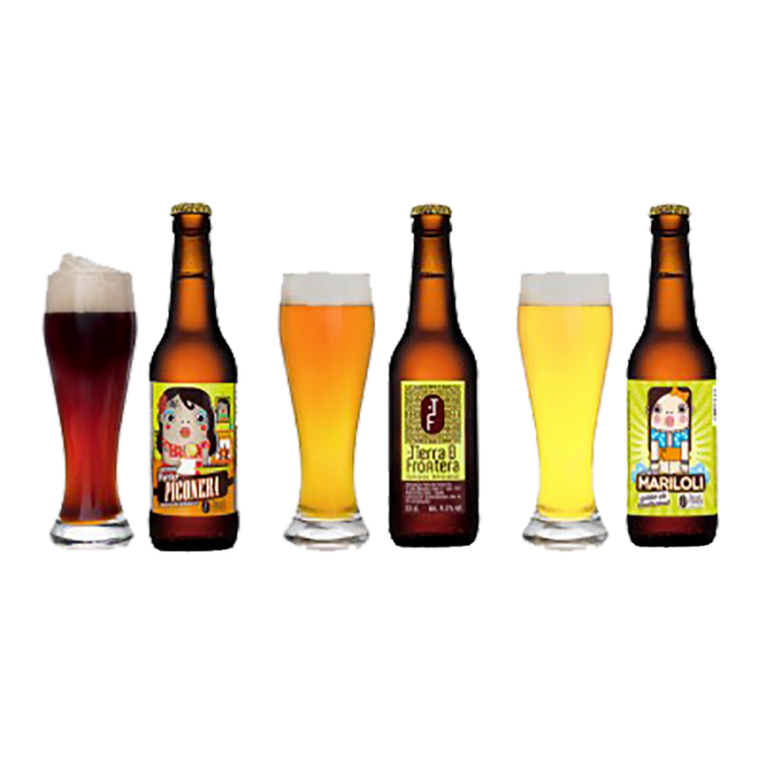 Pack 6 Cerveza Artesana Tierra de Frontera Pack 6 Cerveza Artesana Tierra de Frontera